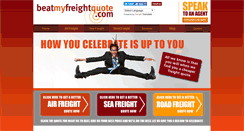 Desktop Screenshot of beatmyfreightquote.com